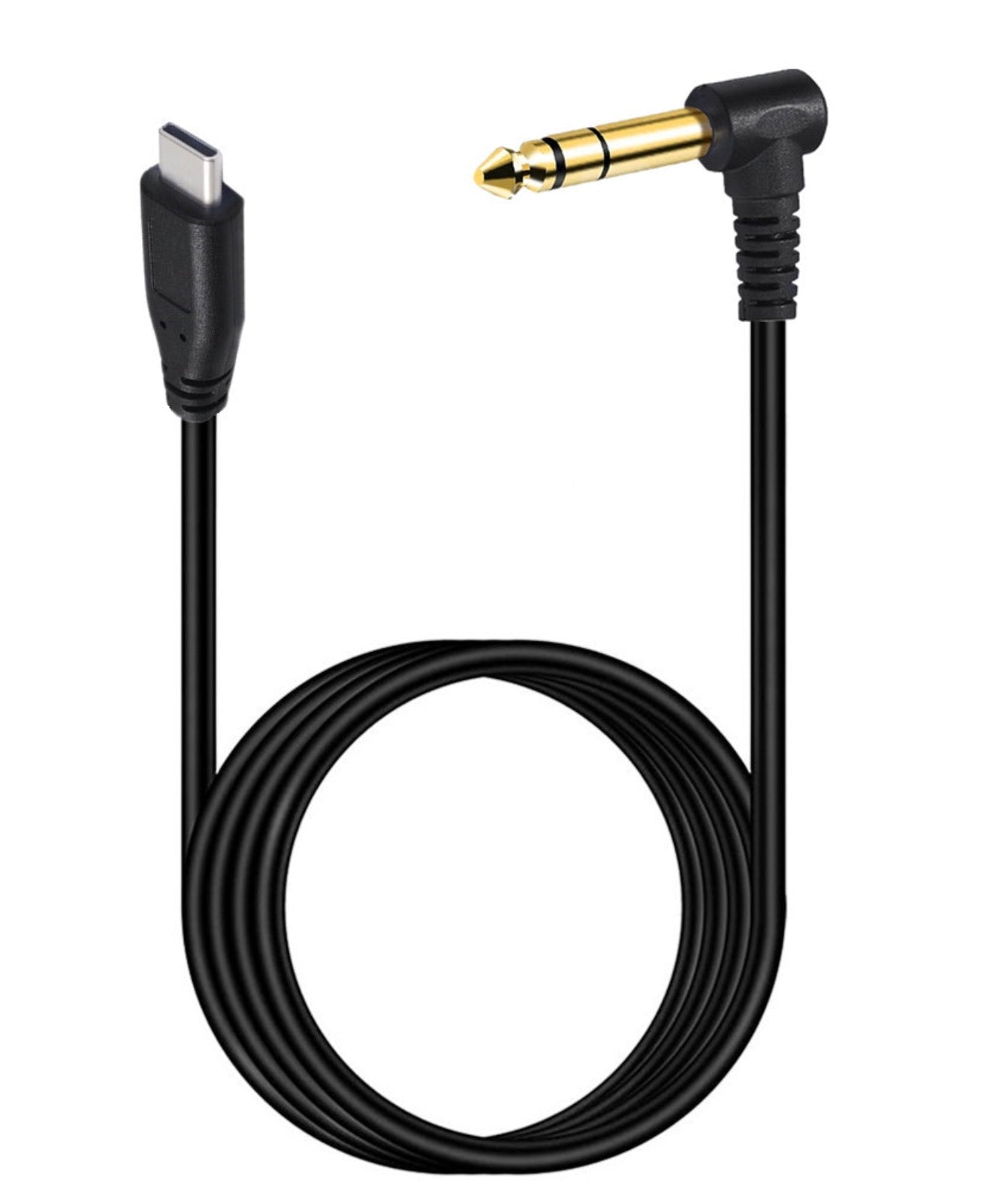 USB C to 6.35mm TRS Auxiliary Cable, 1/4 inch to Type C Audio Cord for Speaker, Amplifier, Mixing Console