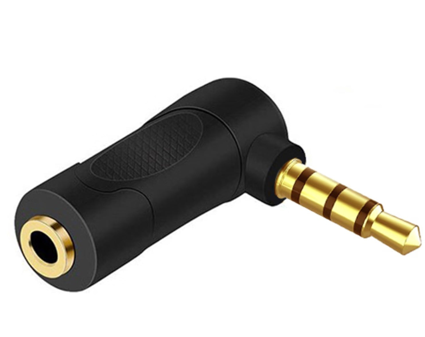 3.5mm Headphone Adapter, TRRS Male to Female AUX Connector|4 Pole 1/8" Audio Adaptor
