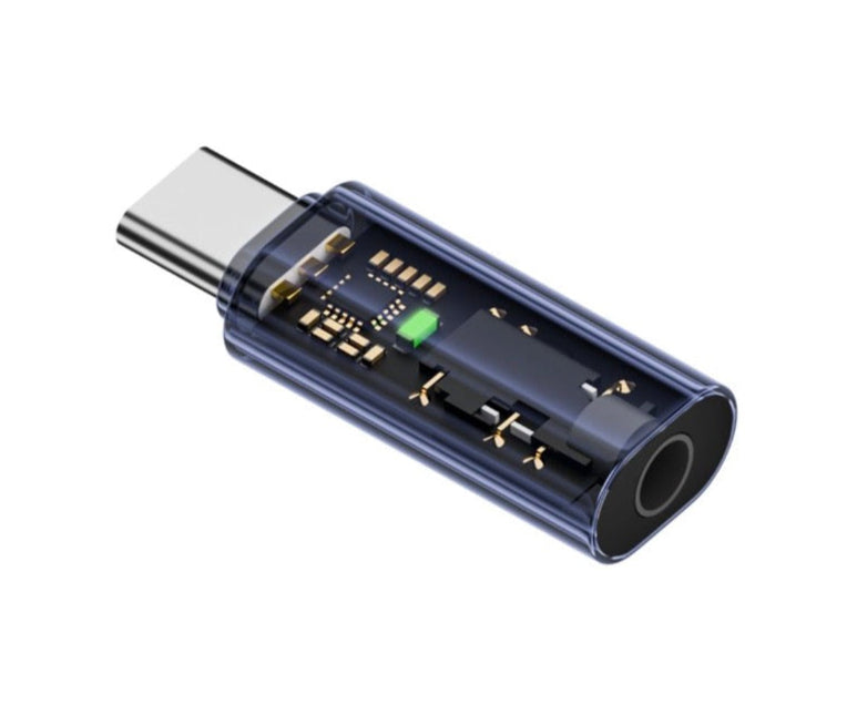 USB C to 3.5mm Audio Headphone Adapter, Type C to 3.5mm Jack Connector | Blue