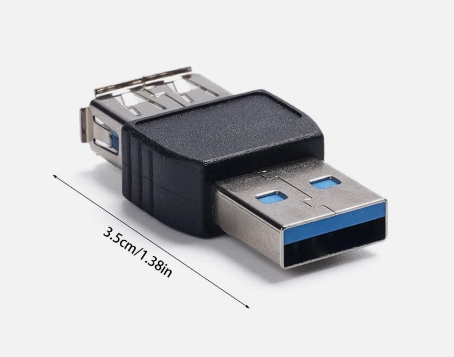 USB 3.0 Extension Adapter, USB 3.0 Type A Male to Female High Speed Connector