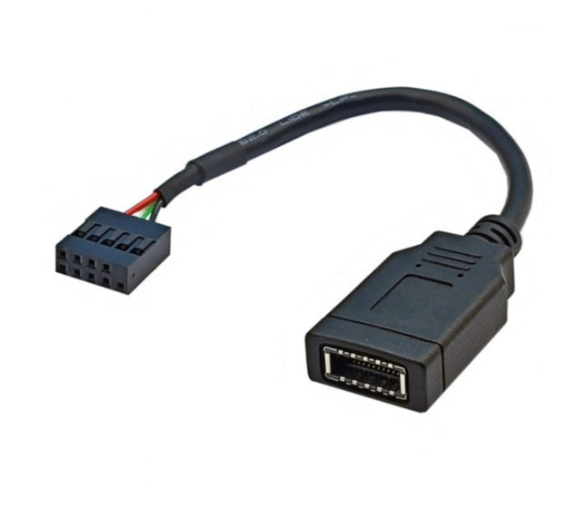 USB 3.1 Front Panel Socket Key-A Type E to USB 2.0 9Pin Mainboard Header Motherboard Extension Cable