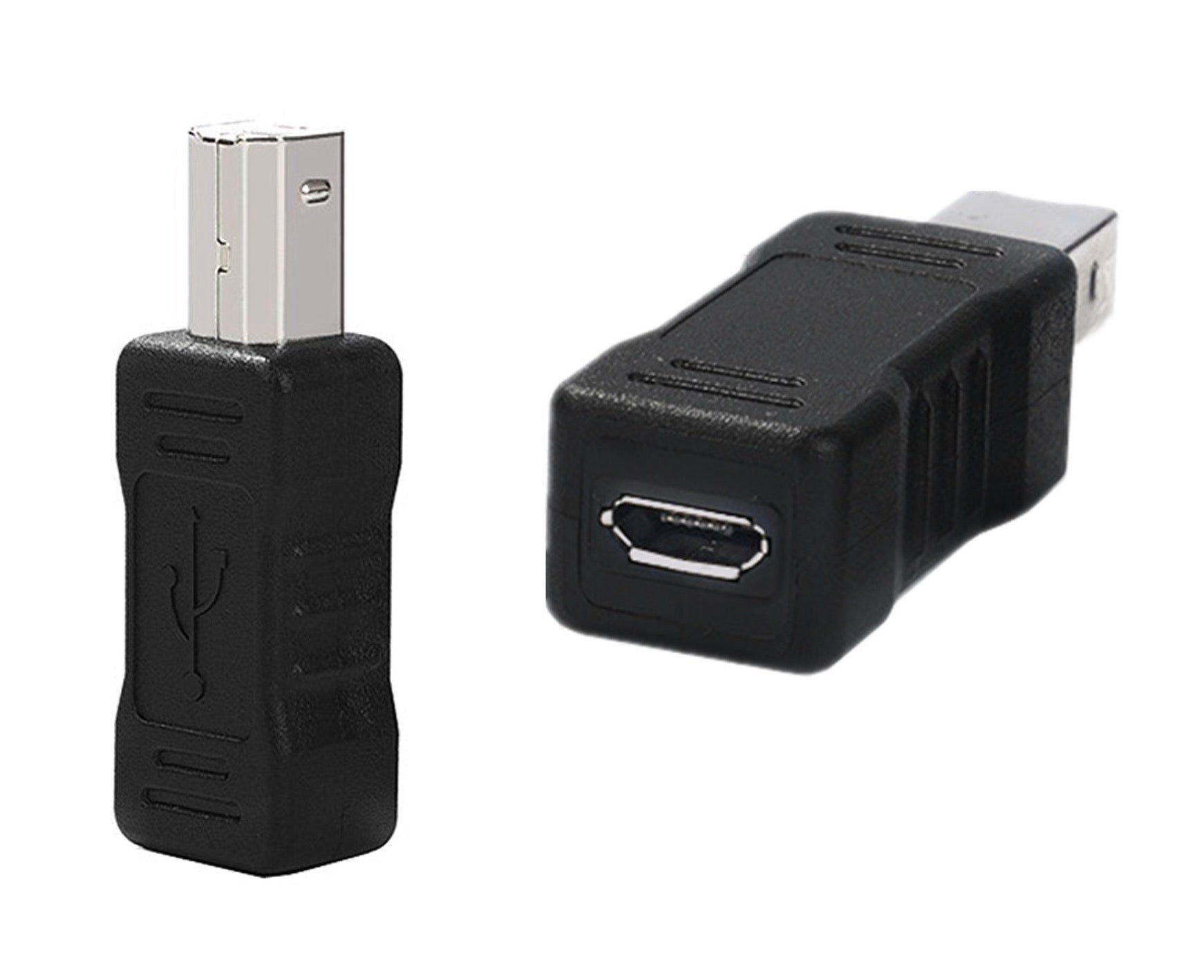 Type B to Micro USB Adapter, USB 2.0 B Male to Micro Female Printer Extension Connector