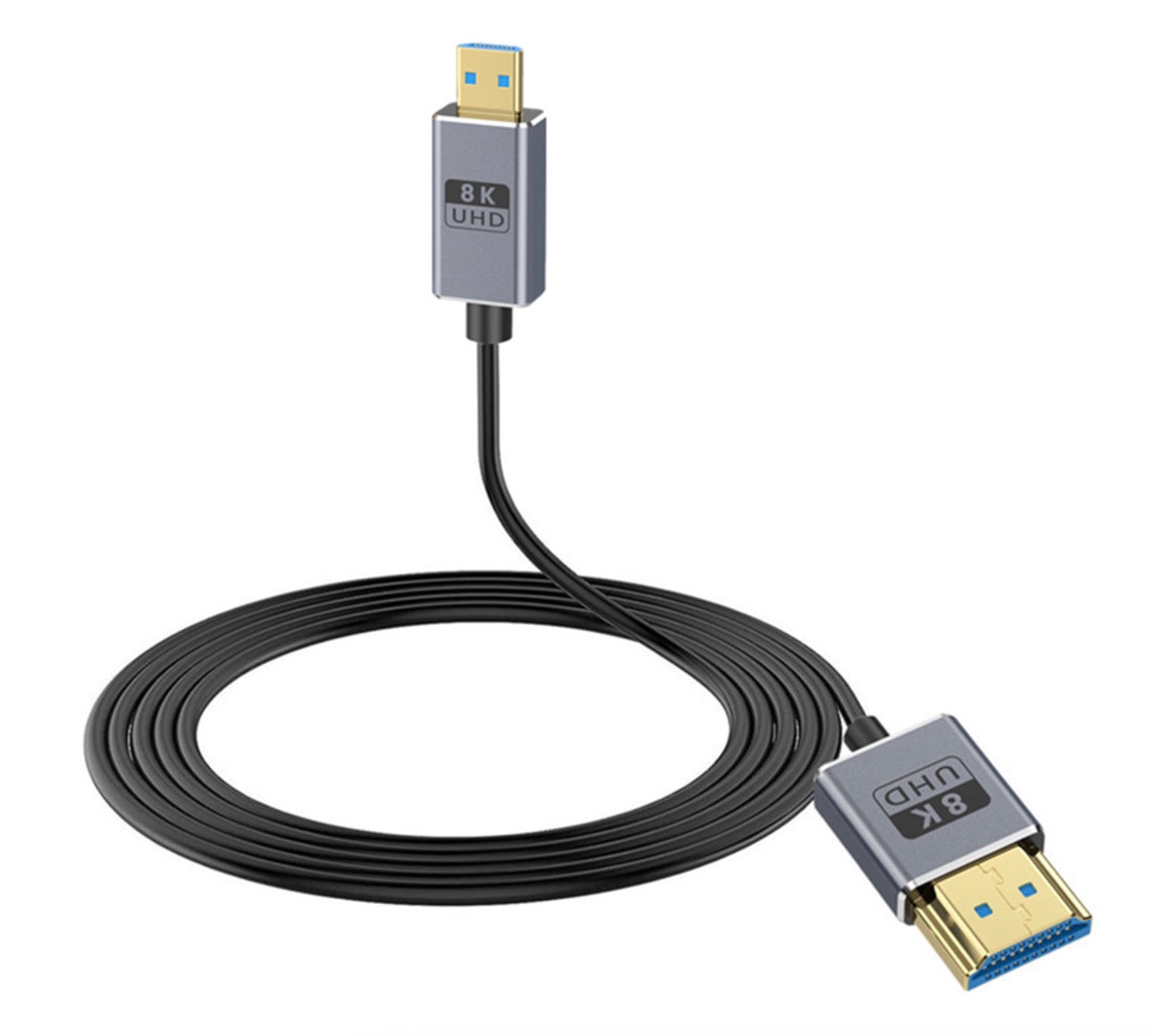 8K Micro HDMI to HDMI 2.1 Coaxial Cable, Ultra High Speed Extreme Slim Audio Video Cable | 8K@60Hz