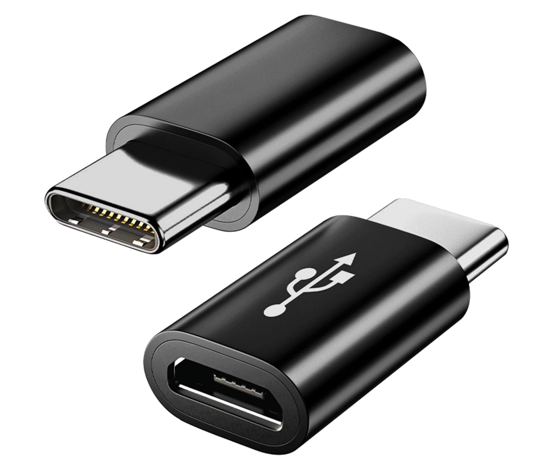 Micro USB to USB C Adapter, Type C Male to Micro USB Female Extension Connector