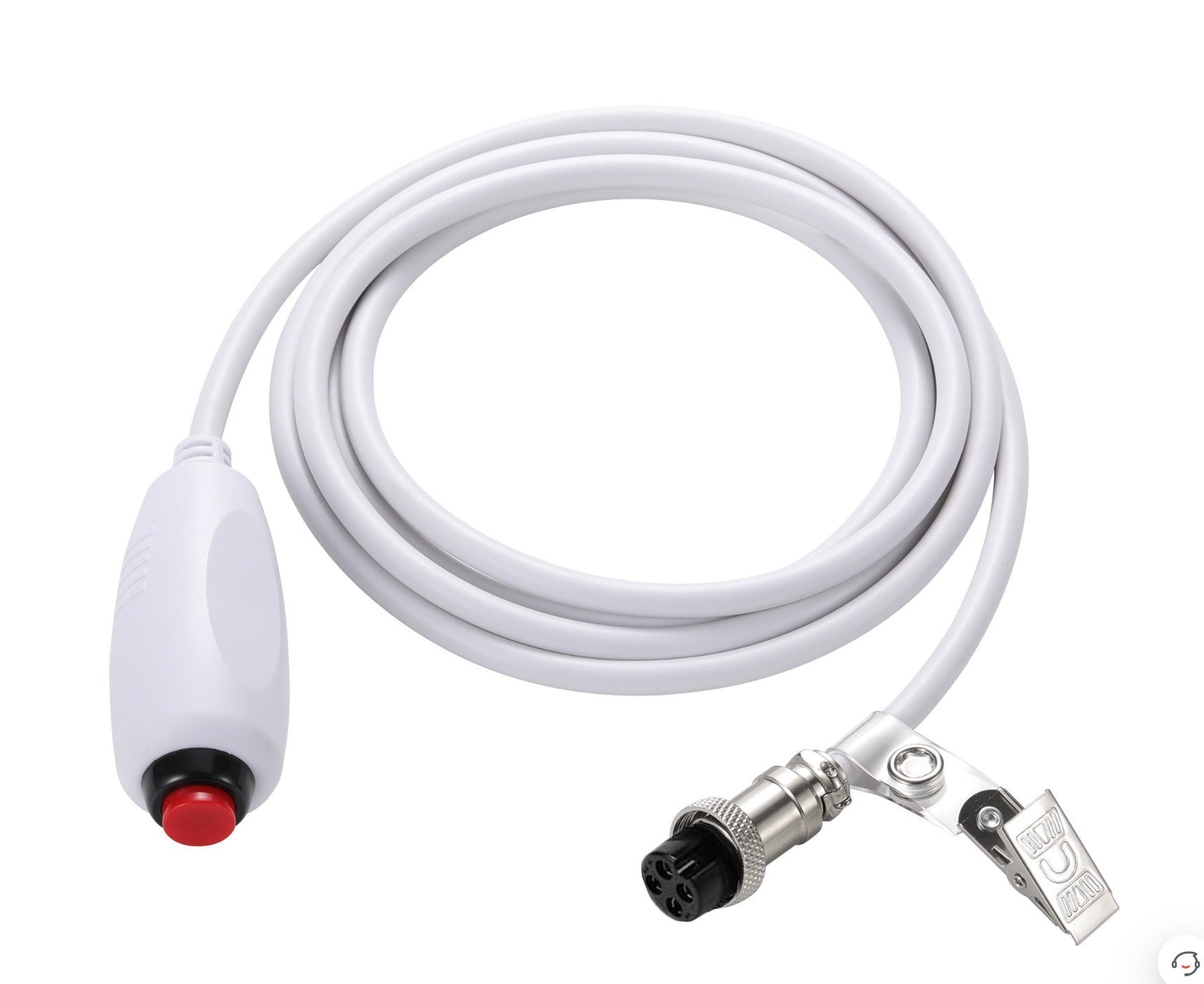 4Pin M12 Replacement Call Cord for Hospital Nurse Station Push Button Cable with Clip