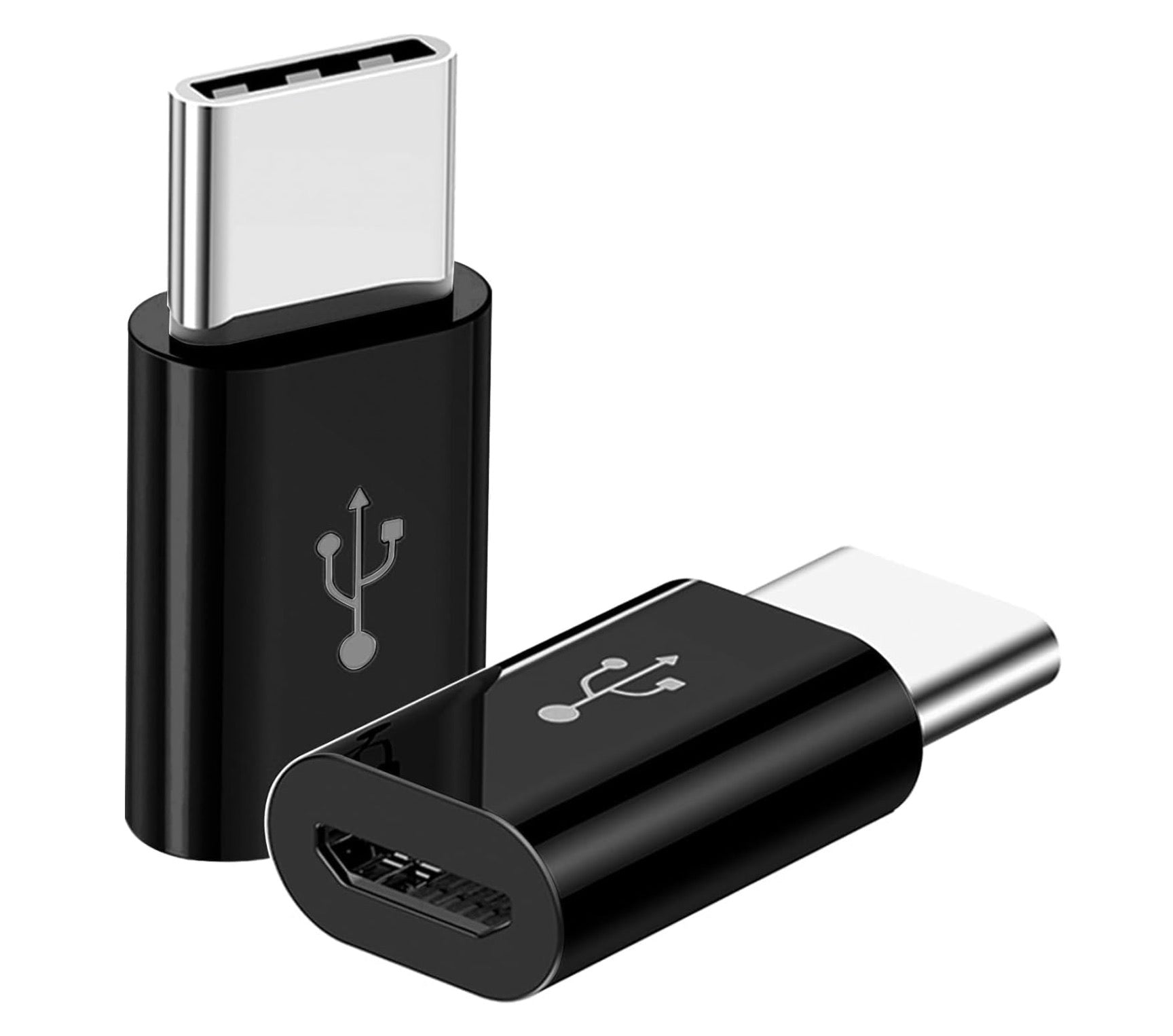 Micro USB to USB C Adapter, Type C Male to Micro USB Female Extension Connector