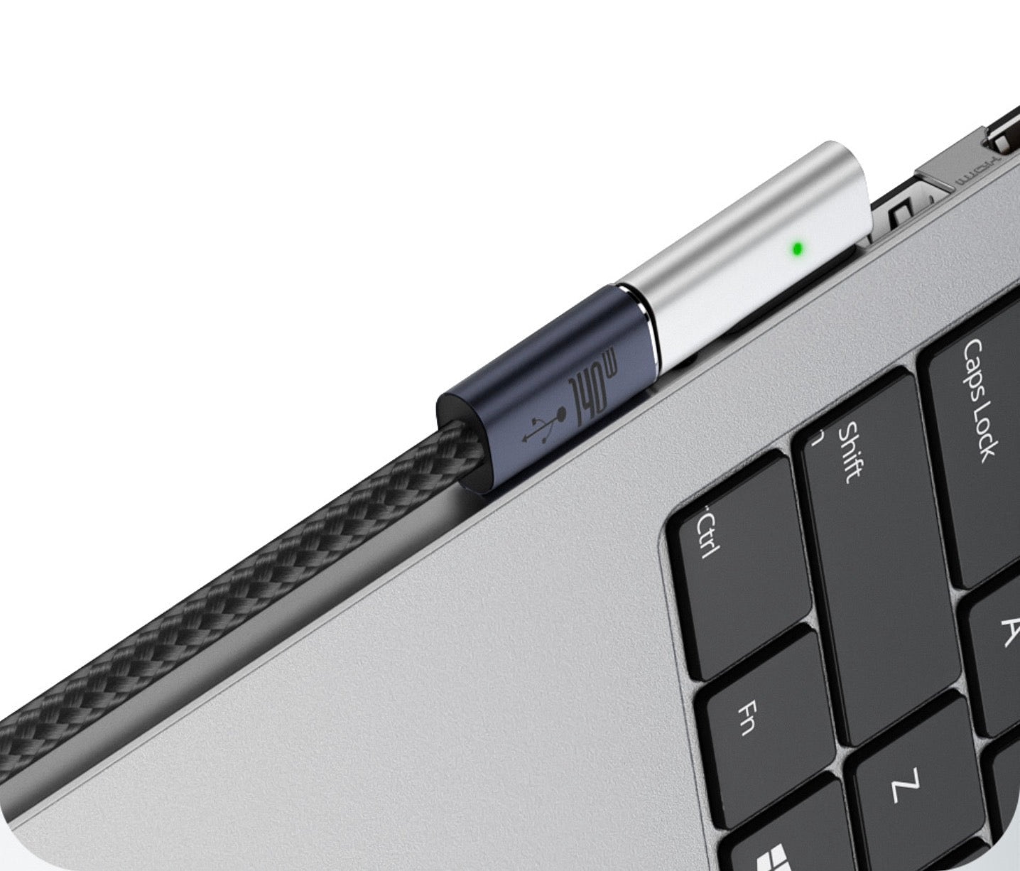 USB C to MagSafe 3 L-Tip Magnetic Charging Adapter 140W for MacBook Pro / Air