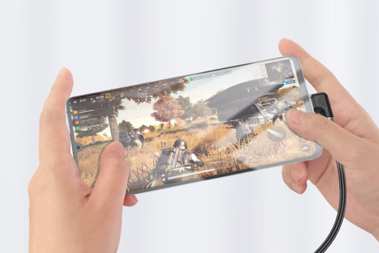 USB C Male to USB 3.0 A Male PD Charging Cable (Reversible Design Right & Left Angled)