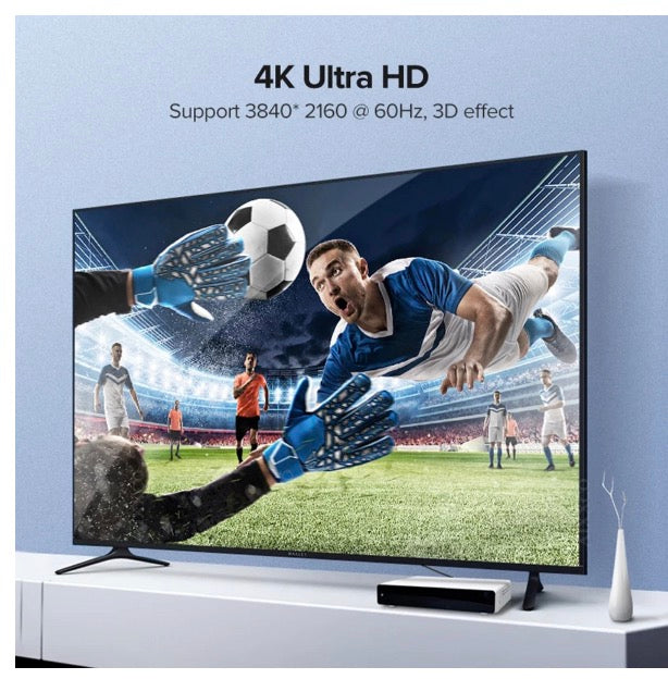 Mini HDMI Male to HDMI Male Coiled Video Cable | Extends to 2.4m