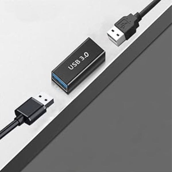 USB 3.0 Coupler, USB A Female to A Female Extension Adapter Gender Changer