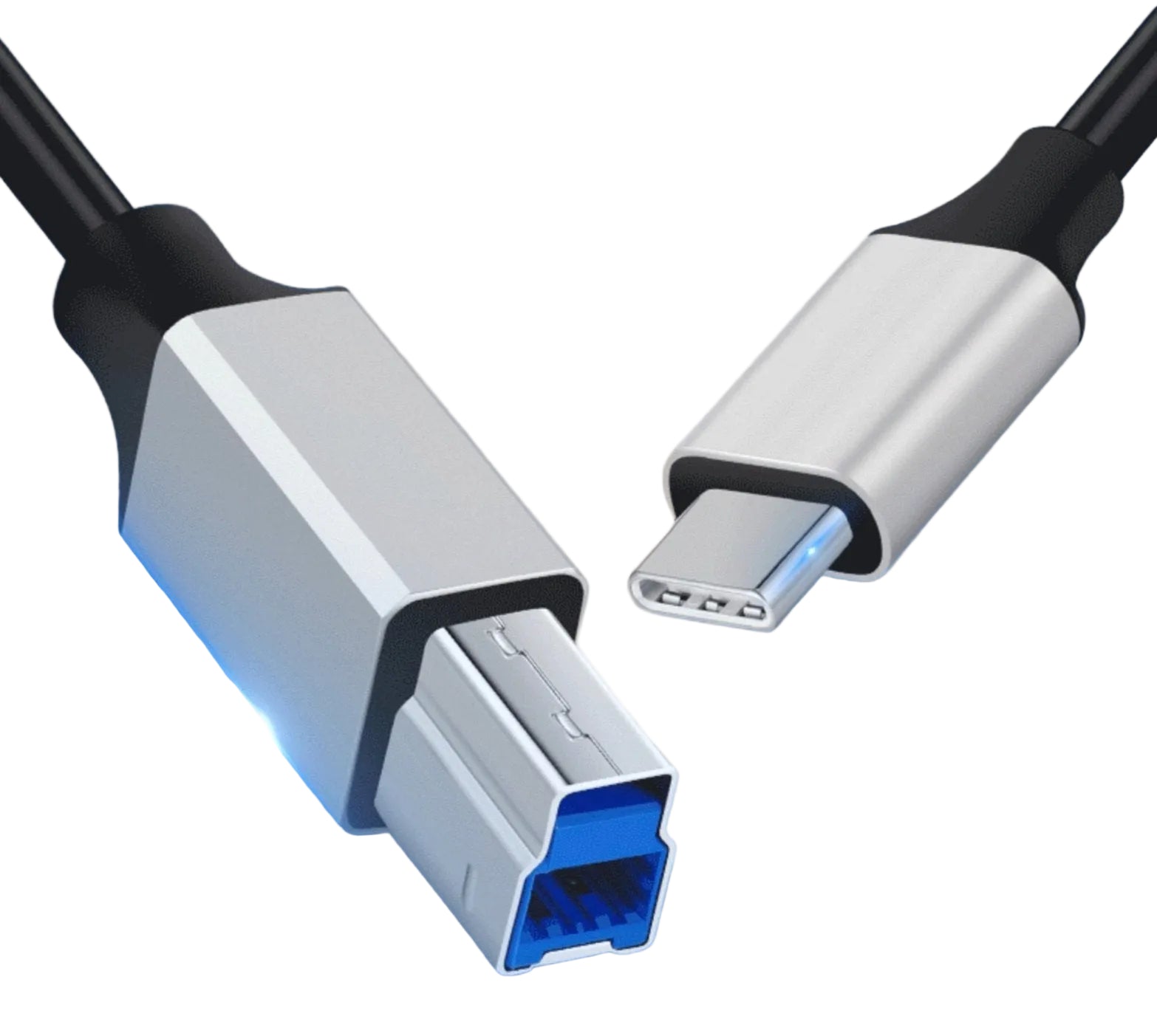 USB-C 3.1 to USB 3.0 Type-B Printer Cable – Data Transfer Extension Cable