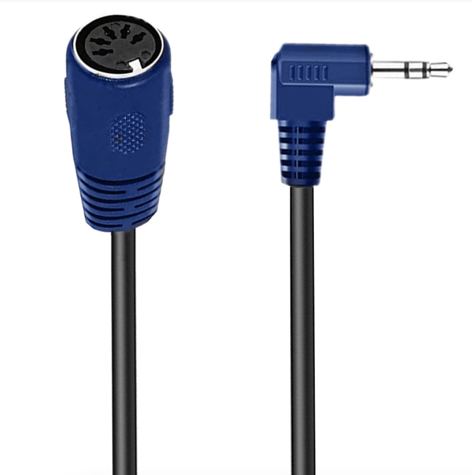 3.5mm 5 Pin Din MIDI Cable, 5-Pin DIN Plug Female to 3.5 (1/8in) TRS Stereo Male Jack Converter Cable