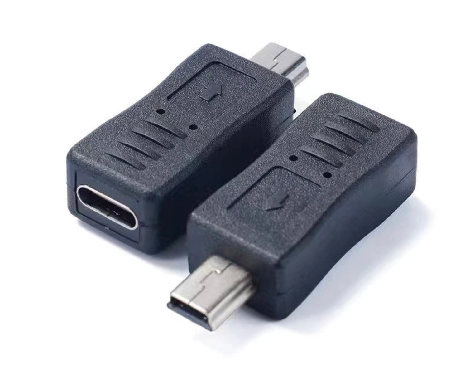 Mini USB to USB C Adapter, Type C Female to Mini USB 2.0 Male Extender | Support Charge & Data Sync