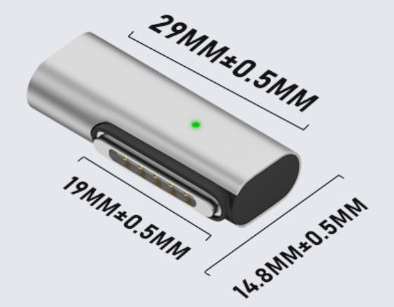 USB C to MagSafe 3 L-Tip Magnetic Charging Adapter 140W for MacBook Pro / Air
