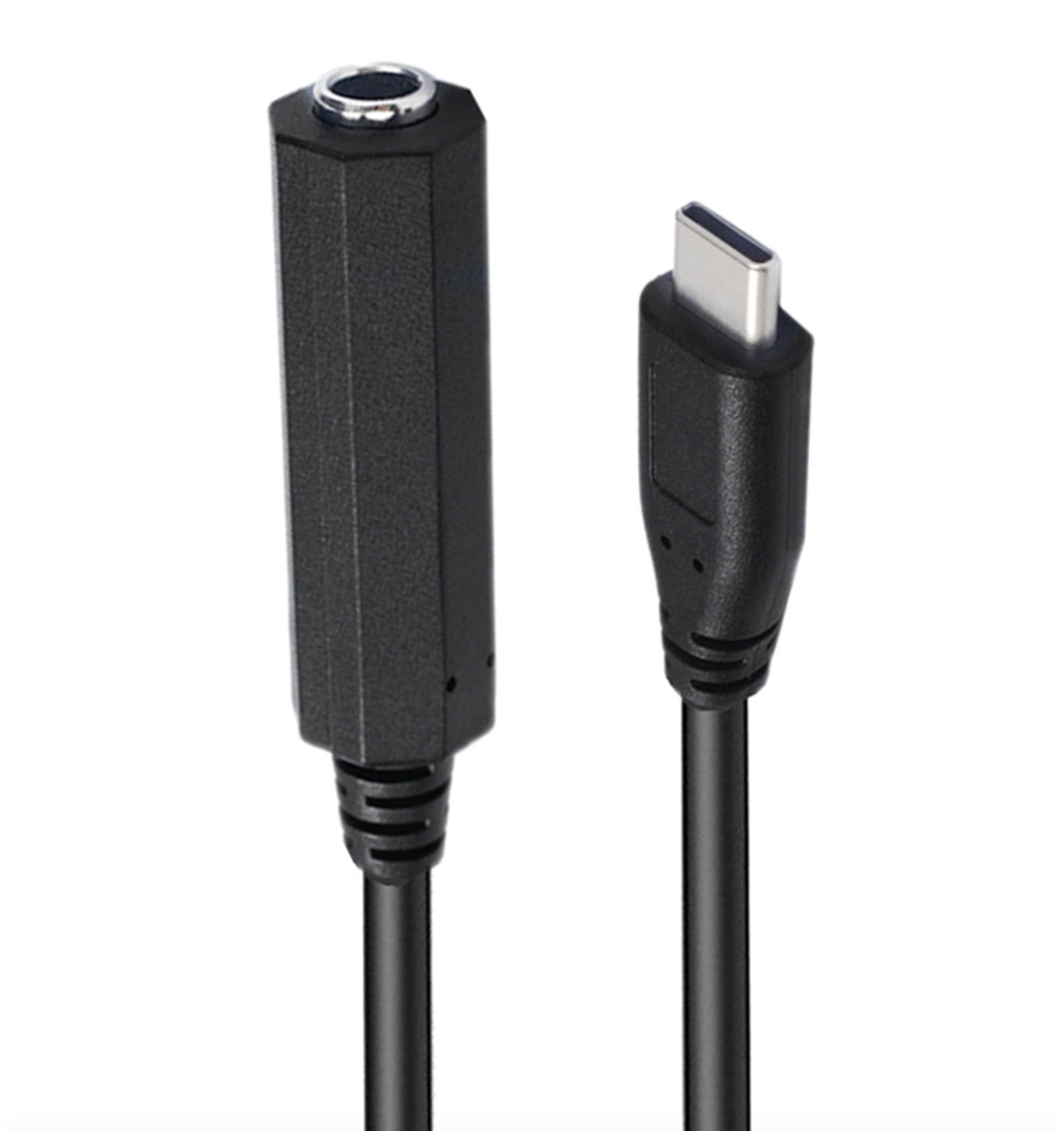 USB C to 1/4 AUX Audio Cable, 6.35mm TRS Female to Type C Stereo Jack Extension Cord for Amplifier, Mixer, Headphone