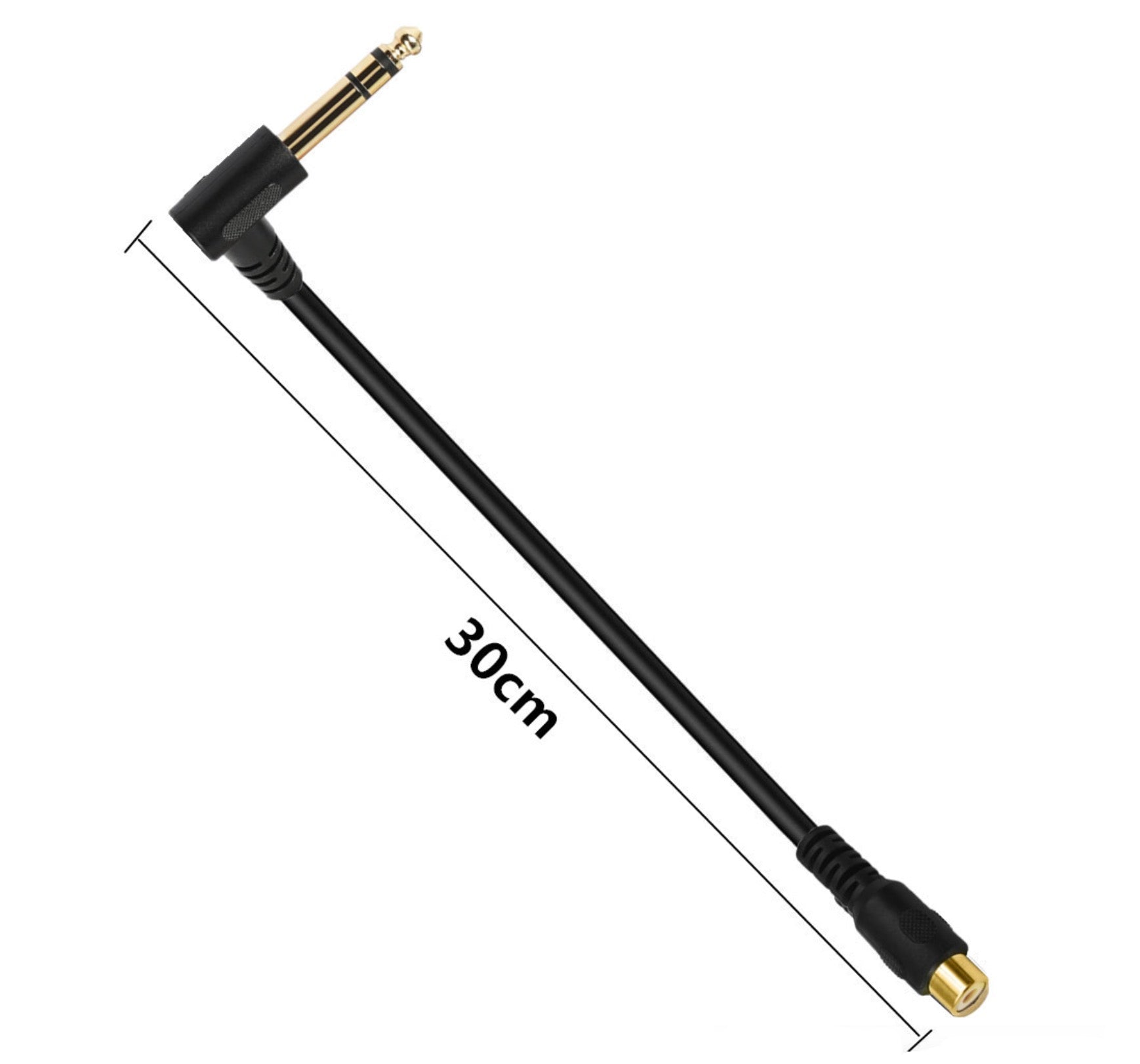 RCA to 1/4" Audio Cable, 6.35mm 1/4 Male Plug Male to Phono Socket Instrument Connector