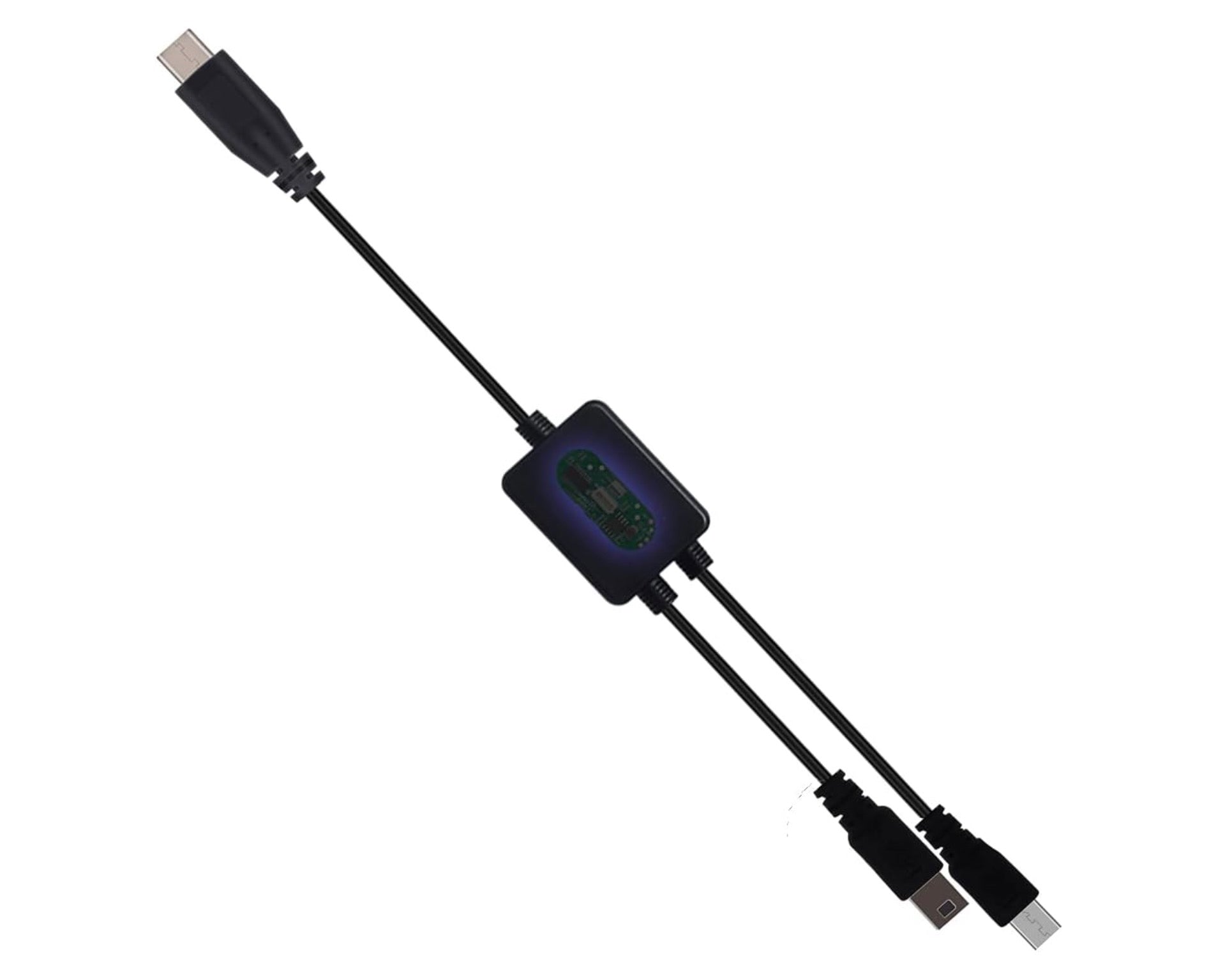 USB C to Mini & Micro OTG Y Splitter Cable | Support Data Sync and Charging