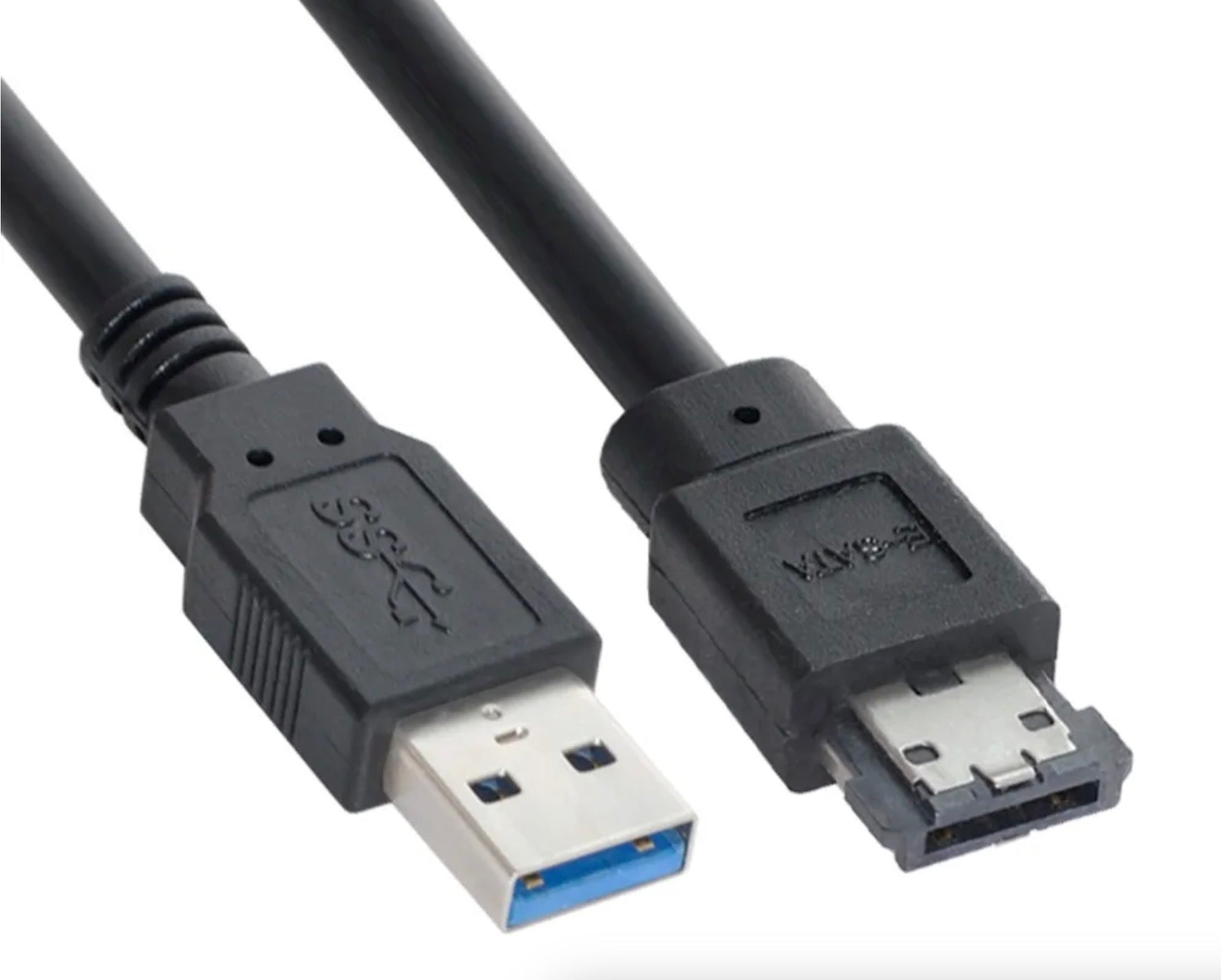 USB 3.0 A to Power Over eSATA DC5V Cable USB2.0 to HDD/SSD/ODD eSATAp Converter 1m