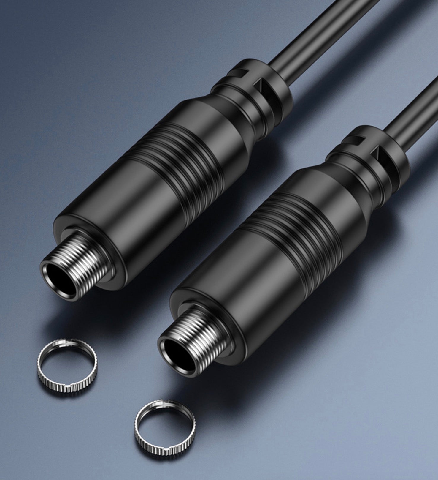 3.5mm Stereo Audio Extension Cable, Female to Female PVC Coating Resistance Connector 0.3m