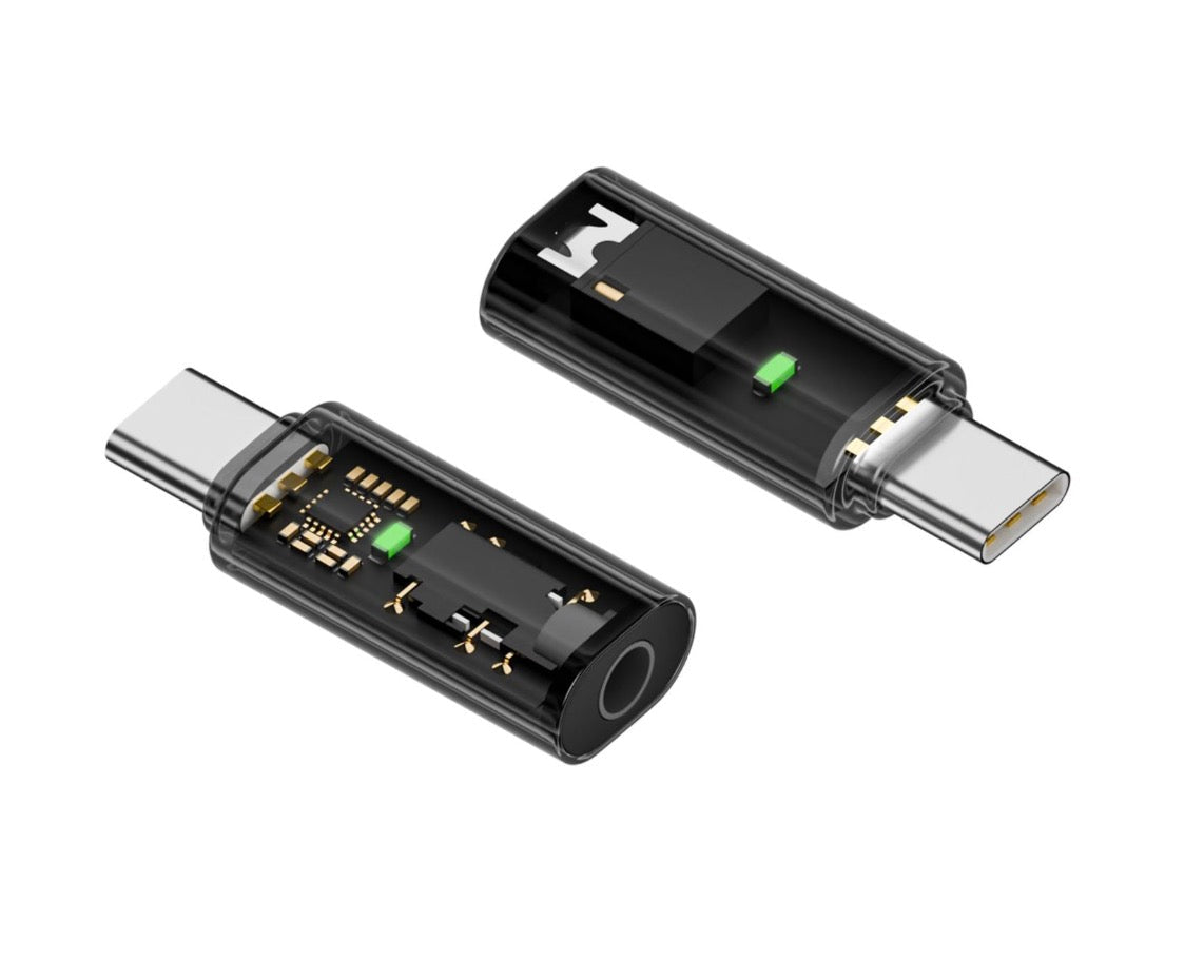 USB C to 3.5mm Audio Headphone Adapter, Type C to 3.5mm Jack Connector | Black