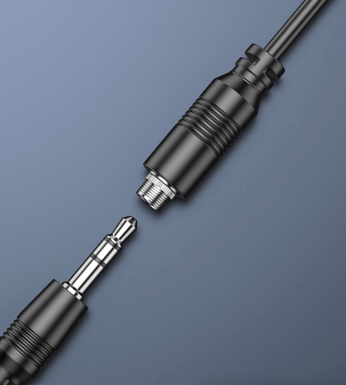 3.5mm Stereo Audio Extension Cable, Female to Female PVC Coating Resistance Connector 0.3m