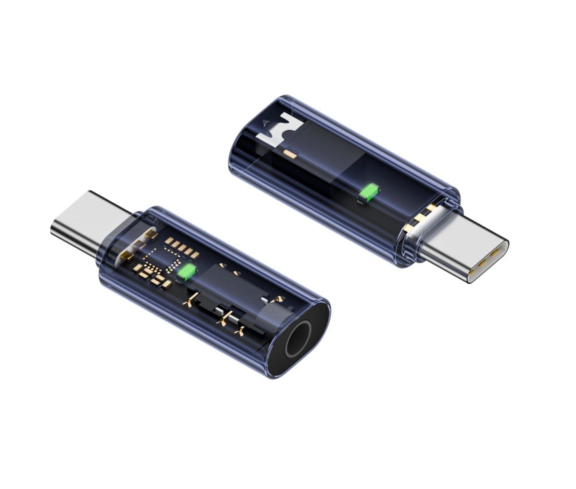 USB C to 3.5mm Audio Headphone Adapter, Type C to 3.5mm Jack Connector | Blue