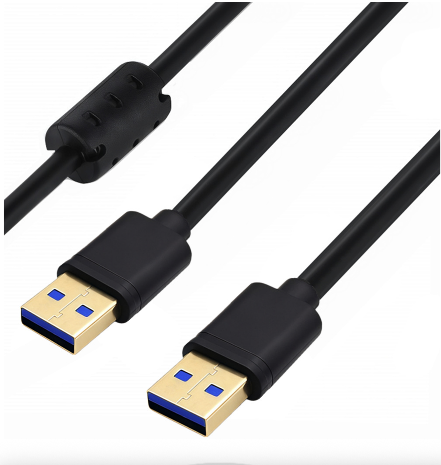 USB 3.0 A Male to A Male Cable – Gold Plated Super Speed Data Cord
