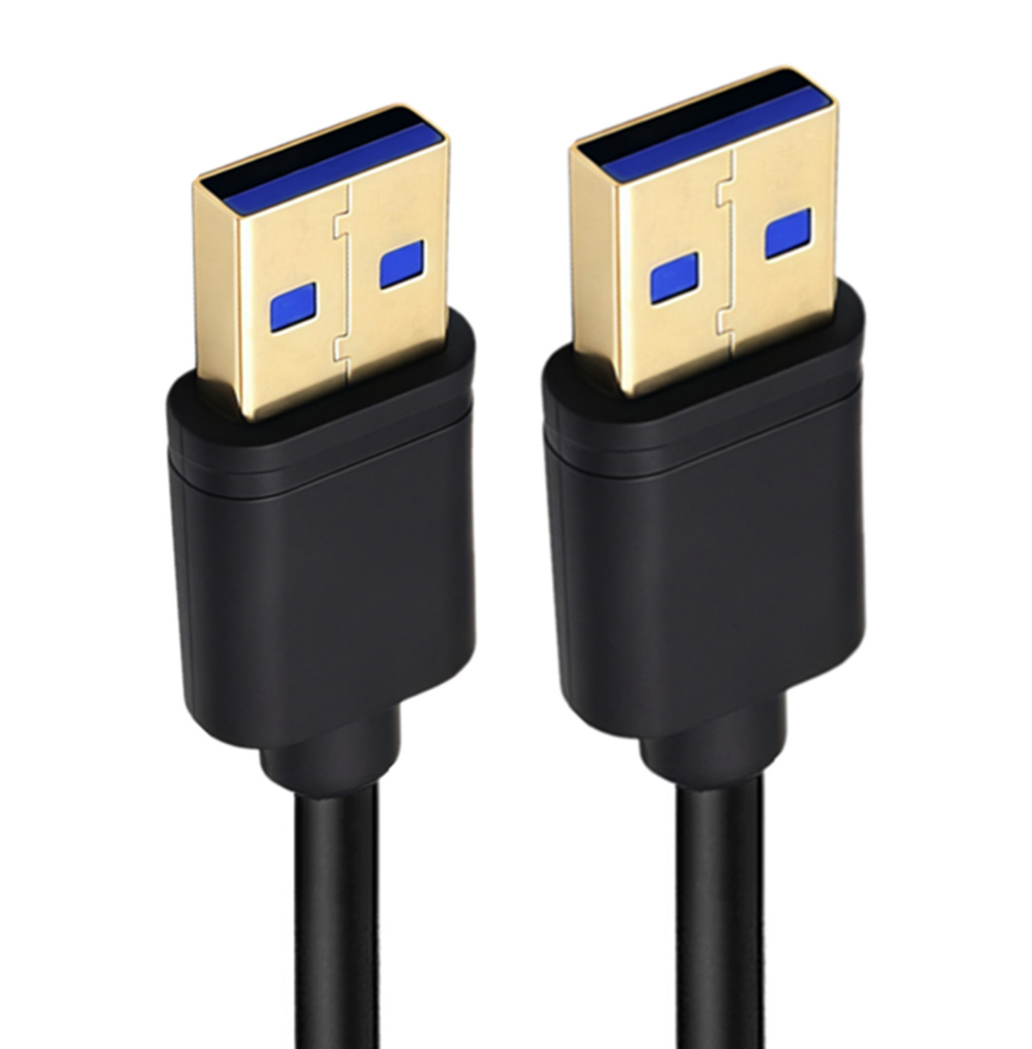 USB 3.0 A Male to A Male Cable – Gold Plated Super Speed Data Cord