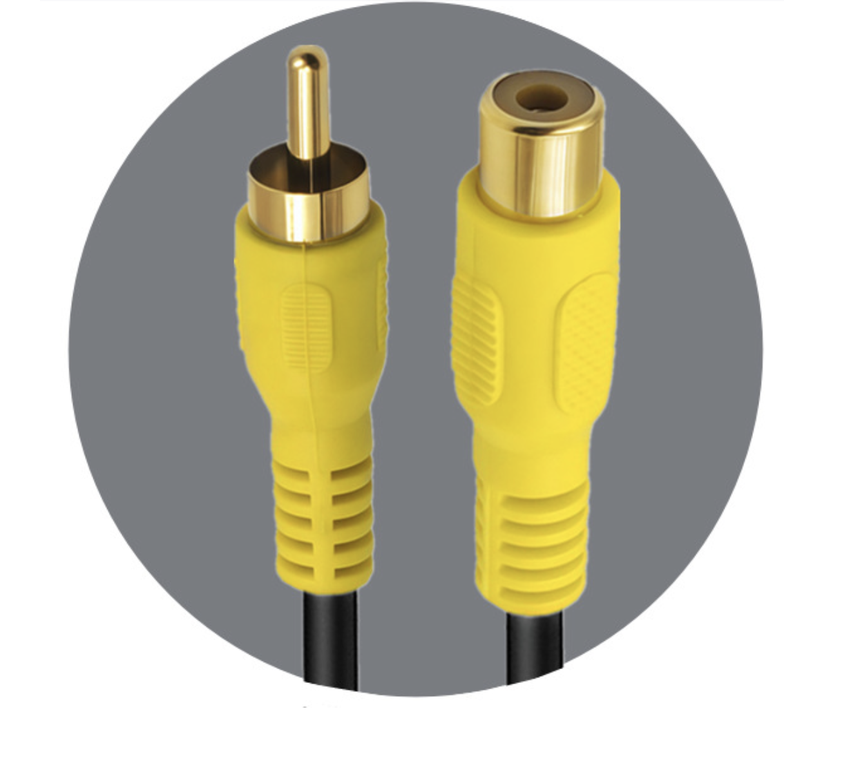 RCA Audio Extension Cable | Male to Female Adapter | Audio Extension Cord for Car Stereo, Home Theater & Sound Consoles