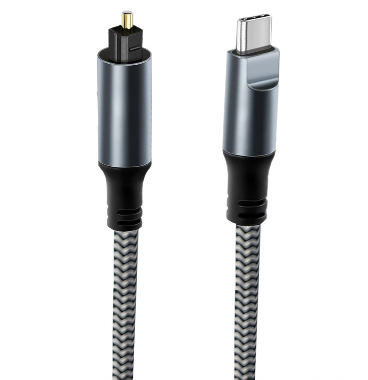 USB C to Optical Audio Cable – SPDIF Digital Converter 96K/24Bit for Phone, Tablet, Laptop, Speaker & DAC/Amp