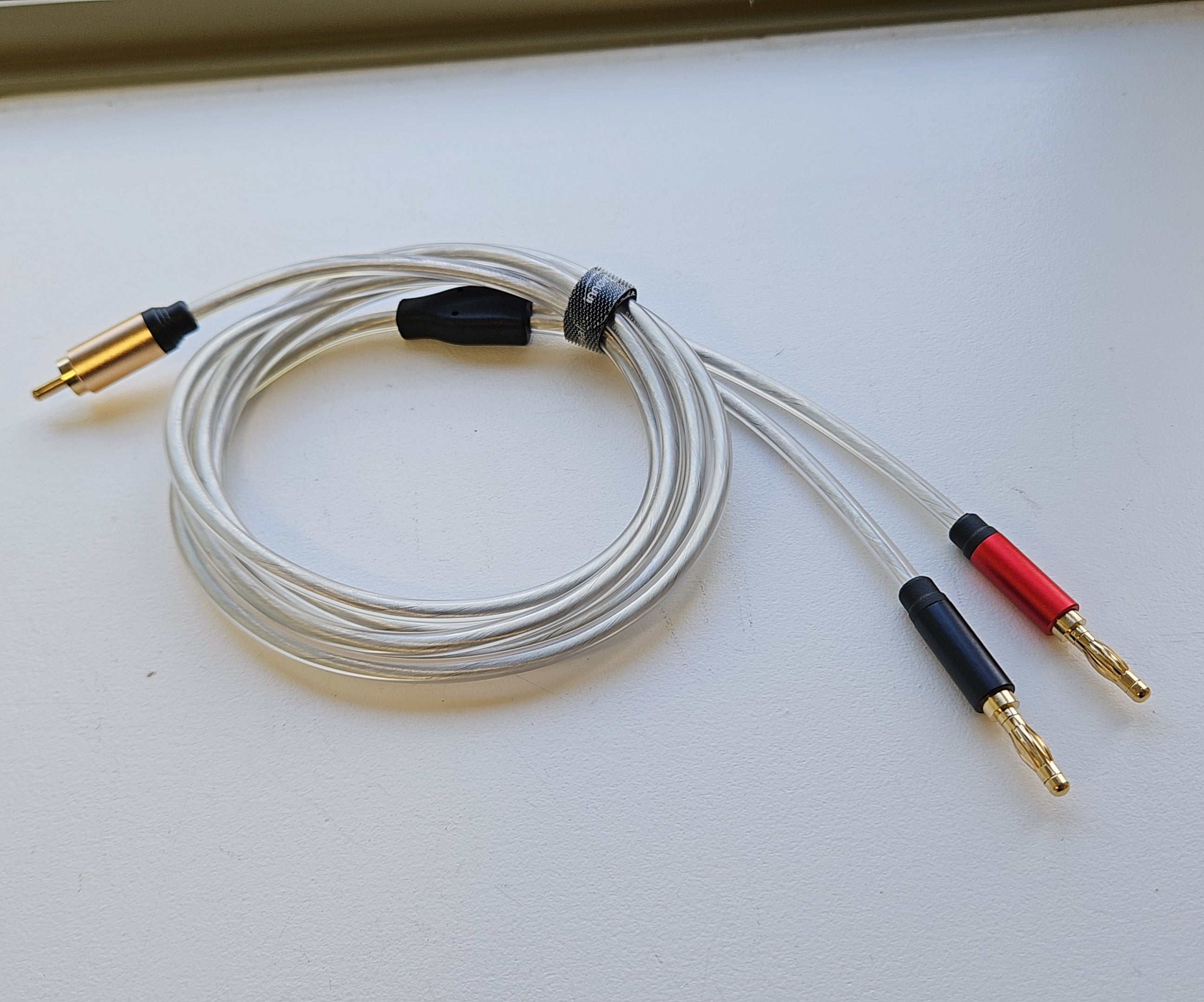 RCA Male to Dual Banana Male Plugs Speaker Cable 1.8m - US Only