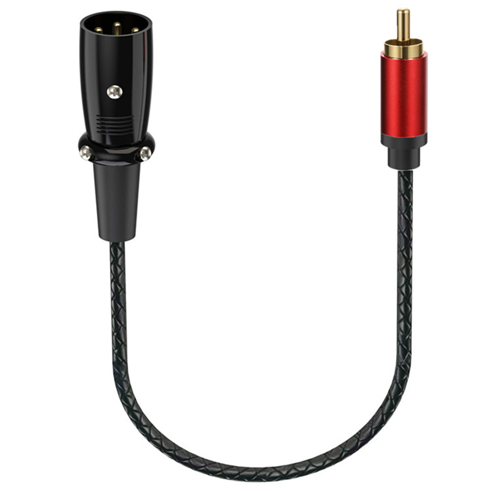 XLR Male to RCA Male Audio Cable – 3 Pin XLR to RCA Plug Stereo Adapter Connector