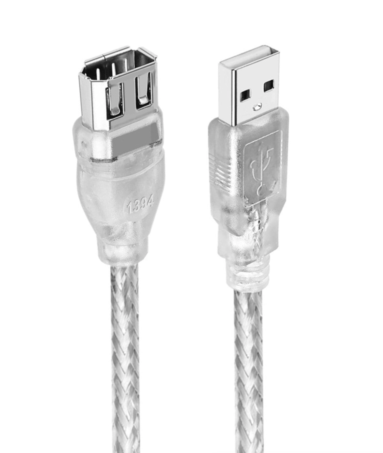 FireWire IEEE 1394 6-Pin Female to USB 2.0 A Male Adapter Cable 20cm