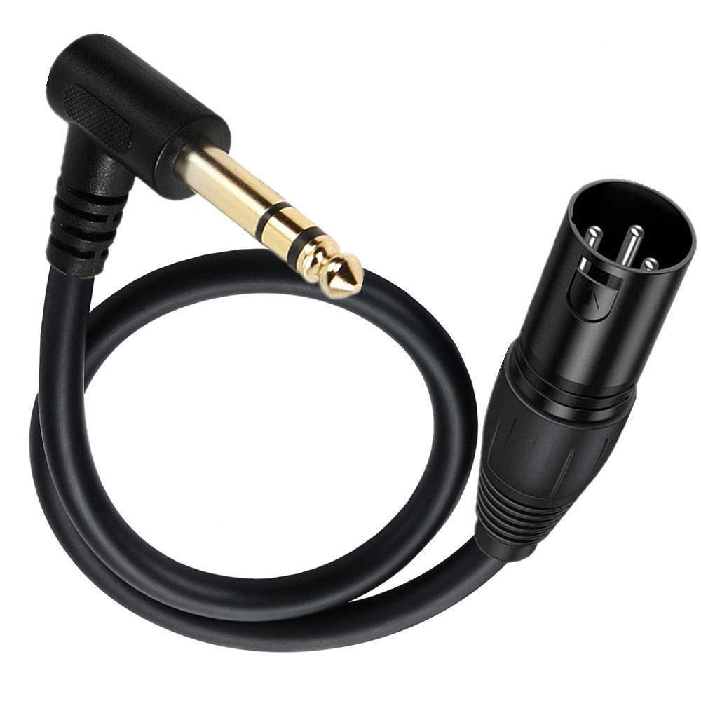 Balanced 6.35mm TRS to XLR male interconnect cable