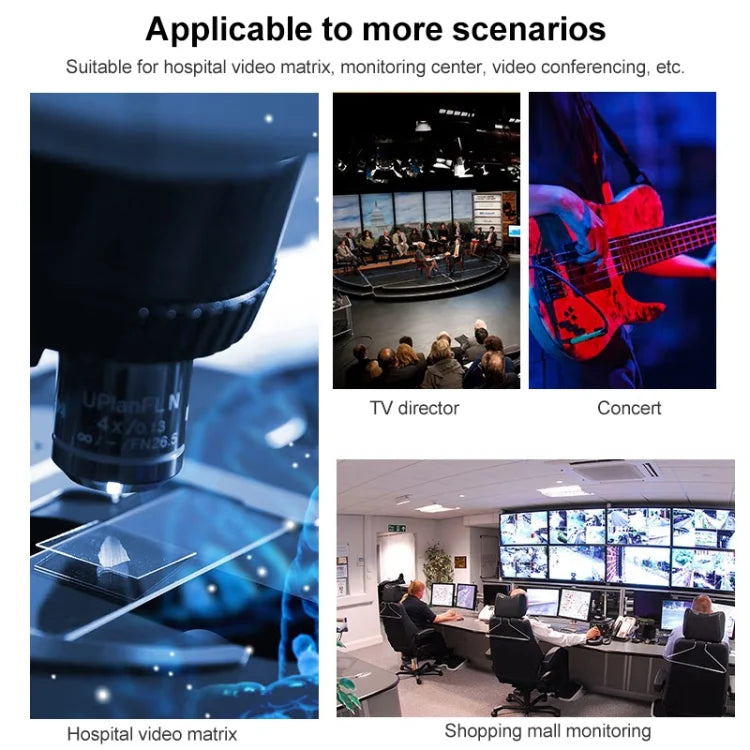 BNC Male to RCA Male Coaxial Video Cable – 1.8m HD Monitoring Lead