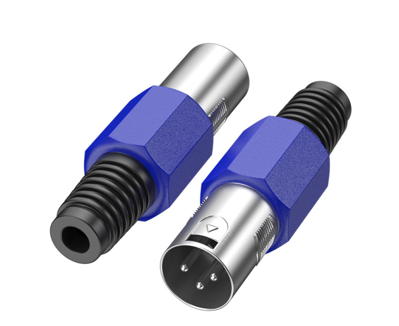 XLR 3-Pin Male Microphone Plug | Metal Solder-Termination Connector for Professional Audio