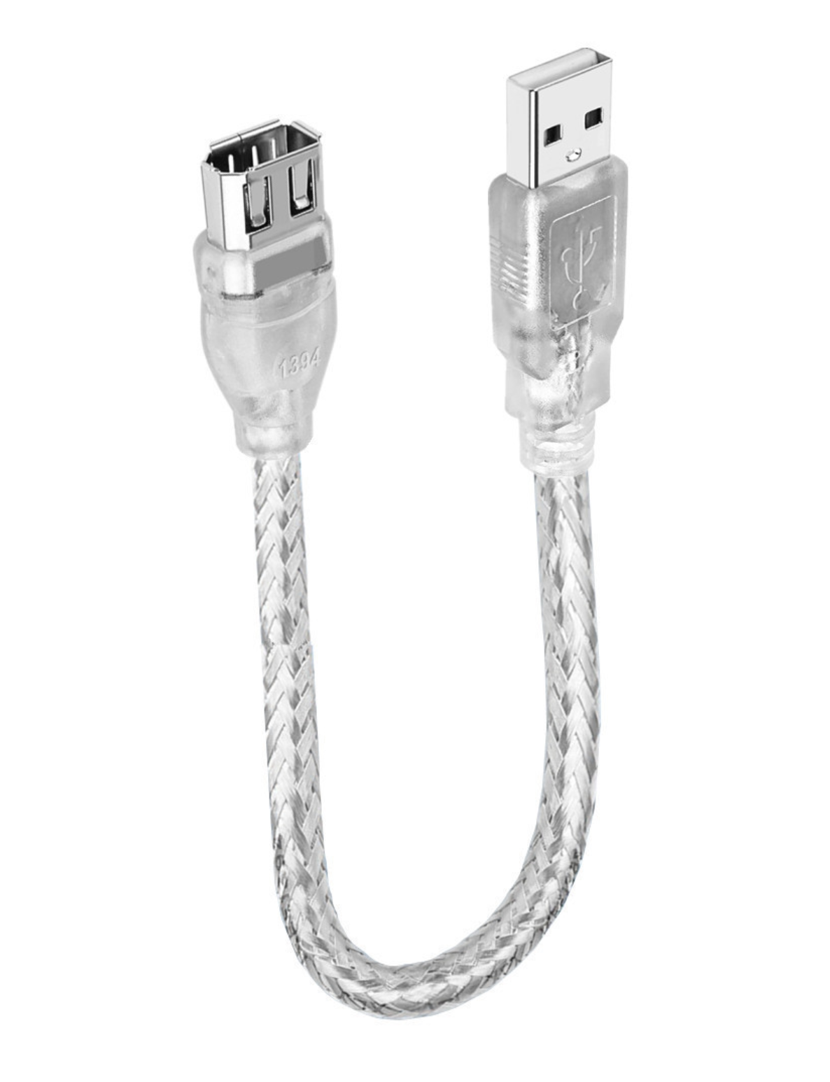 FireWire IEEE 1394 6-Pin Female to USB 2.0 A Male Adapter Cable 20cm