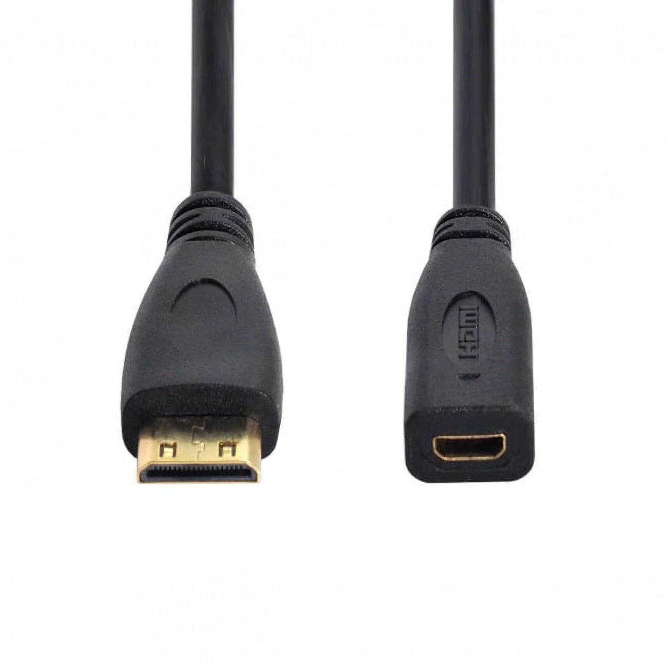 Micro HDMI 1.4 Socket Female to Mini HDMI Male Extension Cable 0.2m