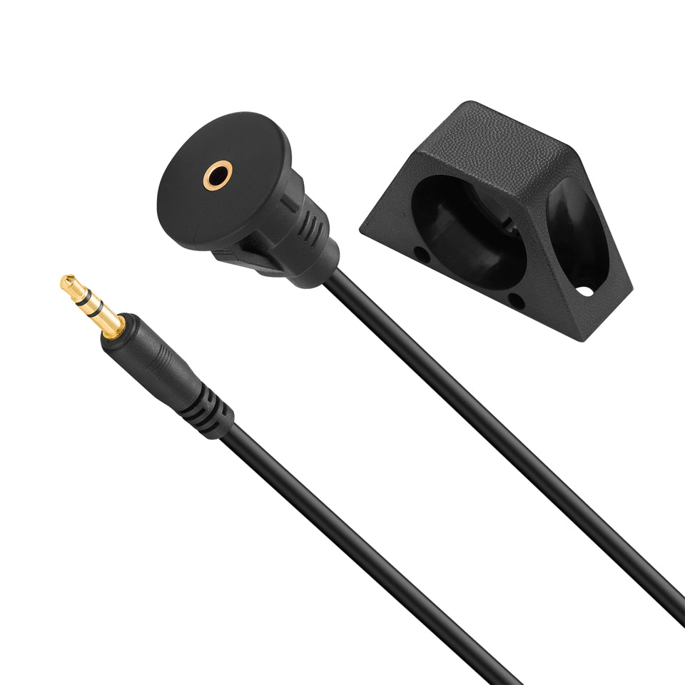 dashboard flush mount AUX audio extension connector