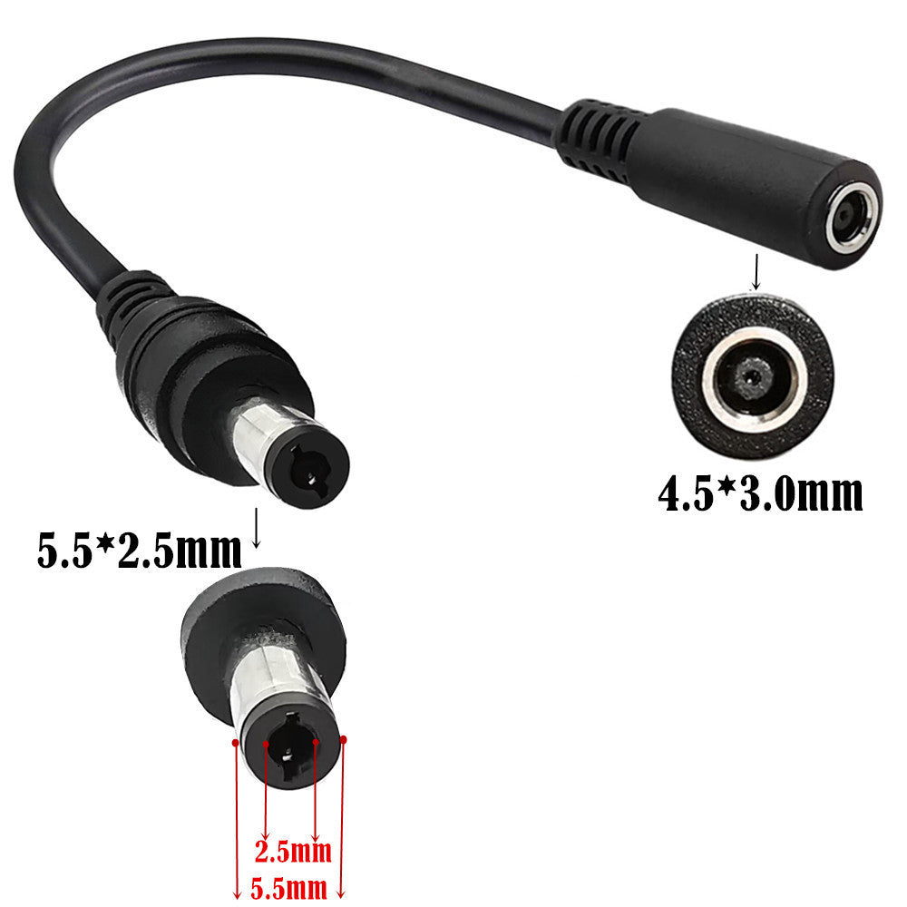 flexible DC power adapter cable for electronics