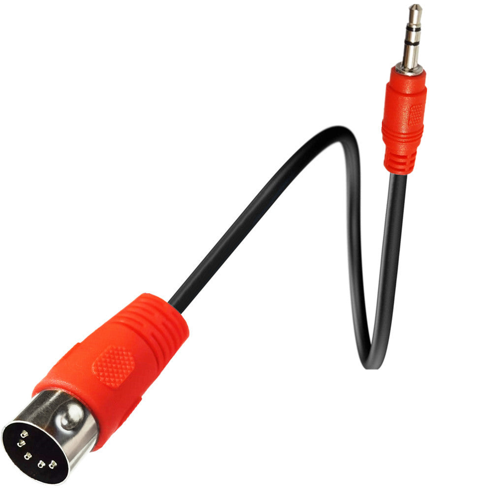 Full length DIN to AUX audio cable