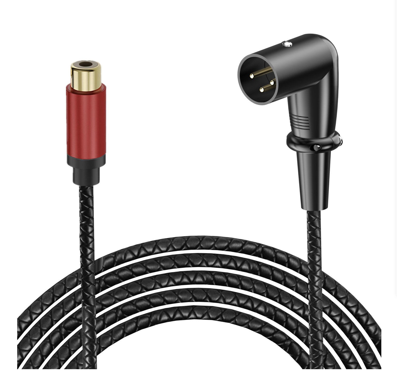 RCA Female to XLR Male 3 Pin Audio Cable – Stereo Adapter Connector for Mixer, Amplifier & HiFi System