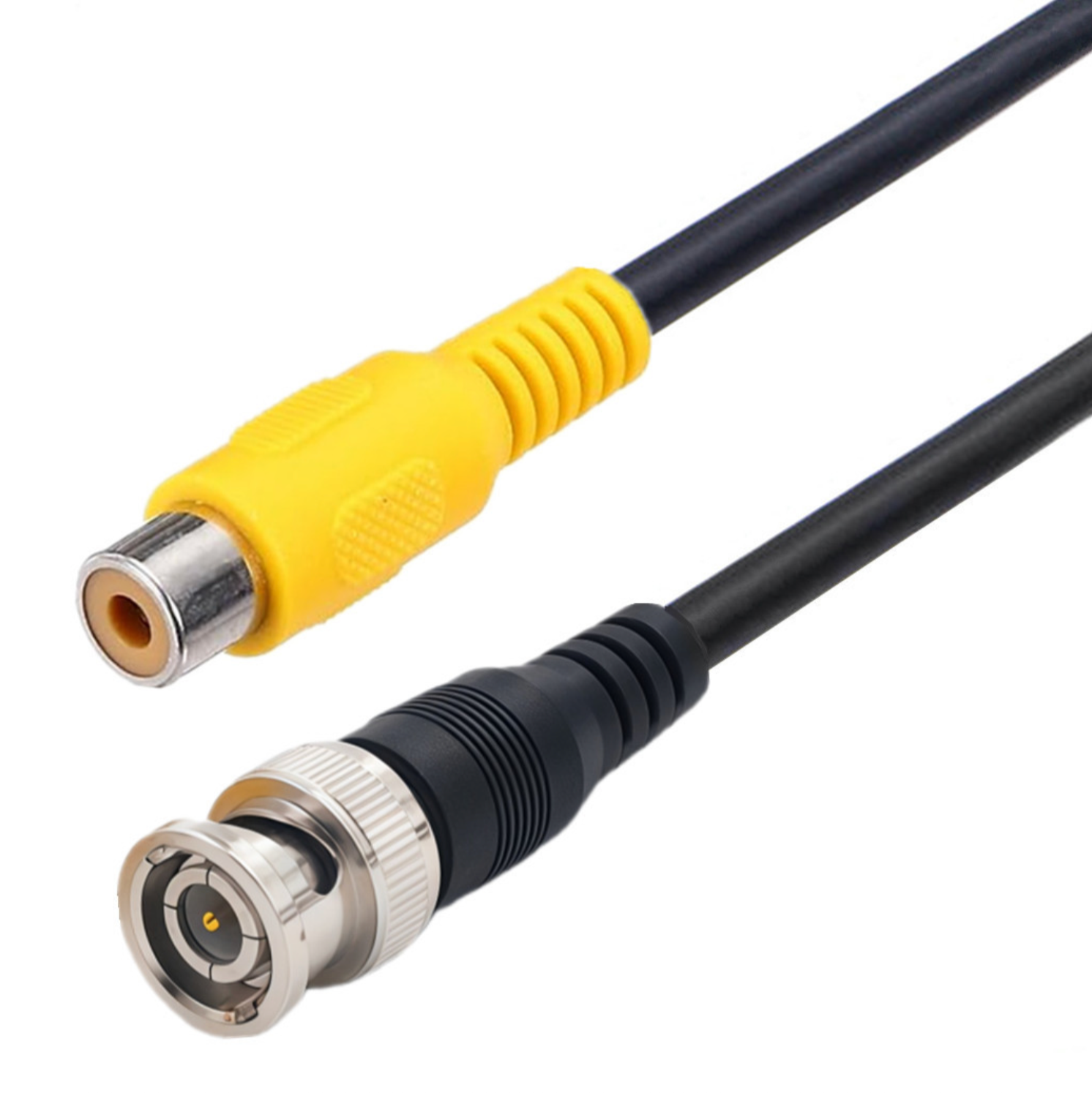 BNC Male to RCA Female Coaxial Video Cable – 1.8m HD Monitoring Lead