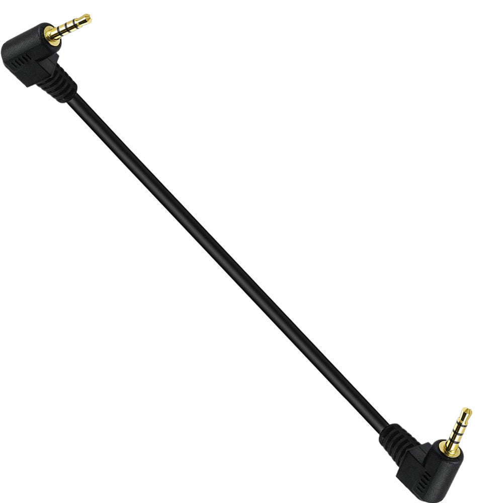 gold plated 3.5mm TRRS audio connectors closeup