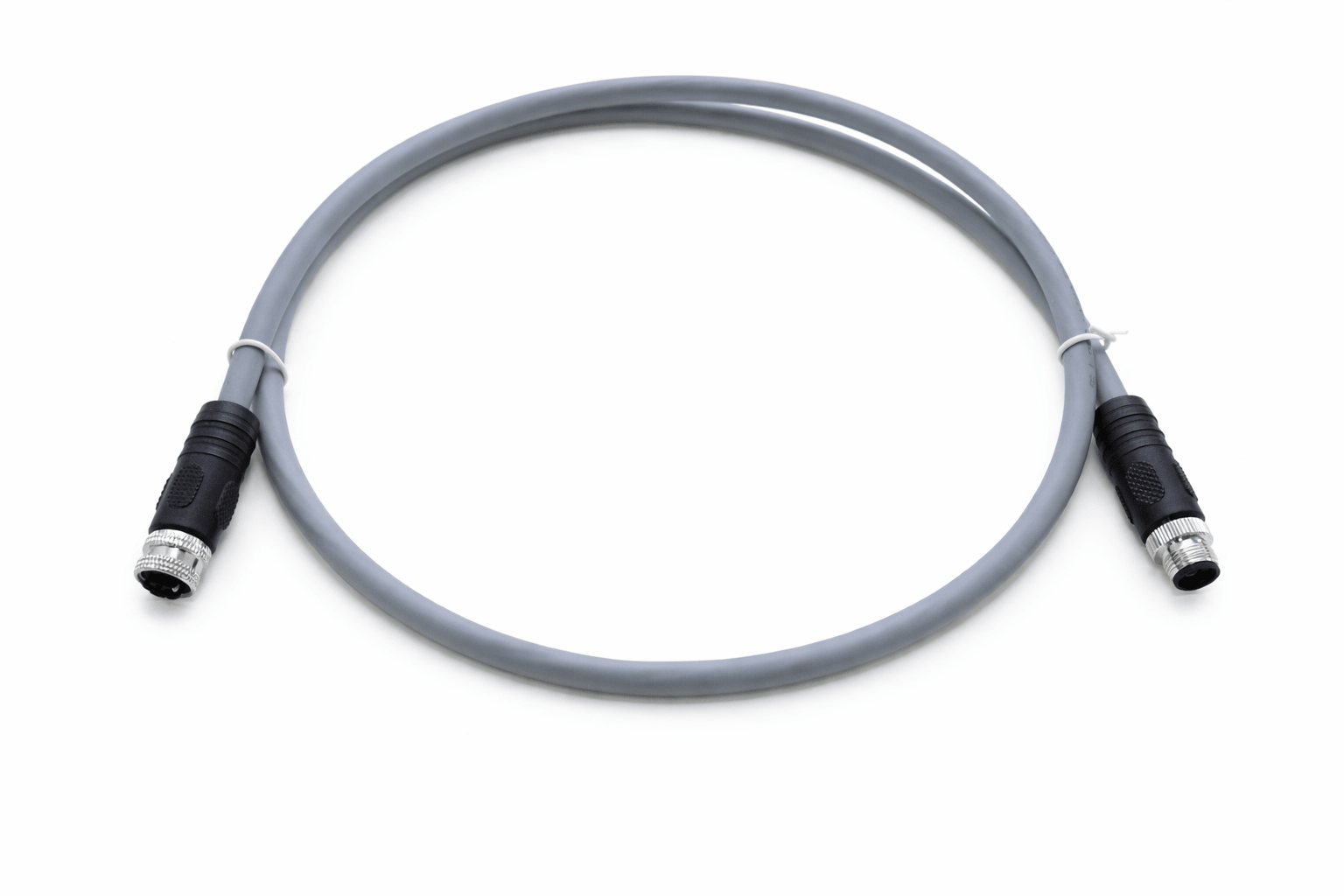 M12 K Code 4 pin male to female power cable PUR jacket