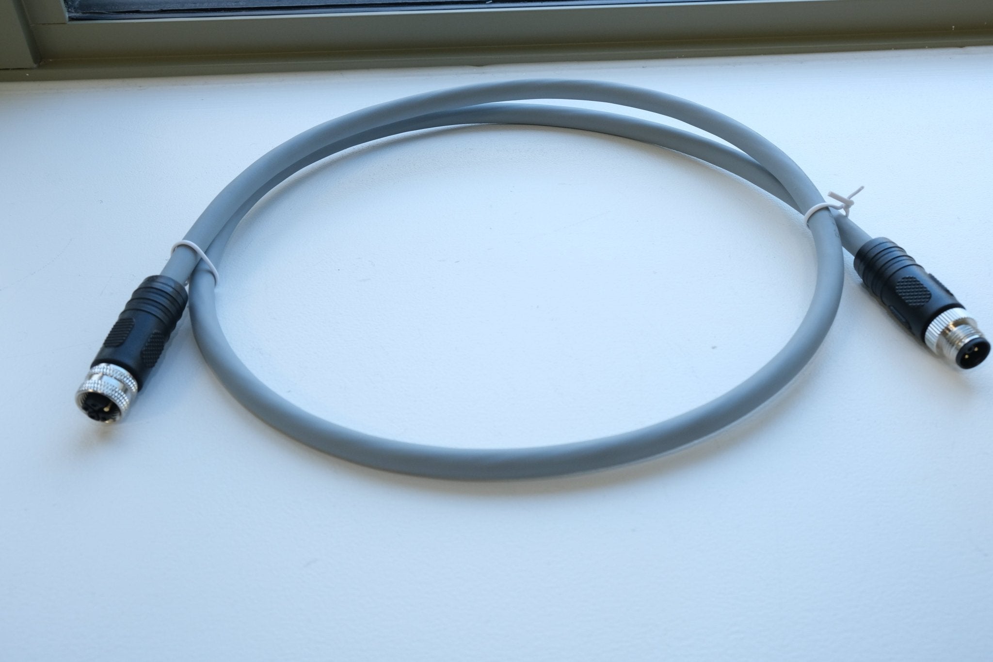 Industrial M12 K coded extension cable drag chain rated