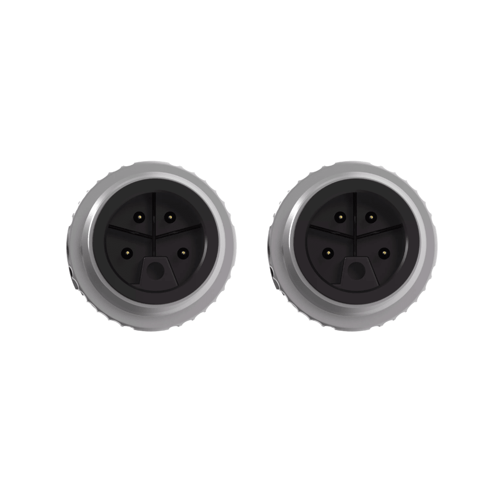 Industrial M12 L-code IP67 male power connector cable