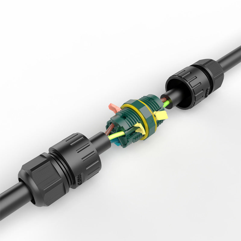 M20 3 pin waterproof cable connector