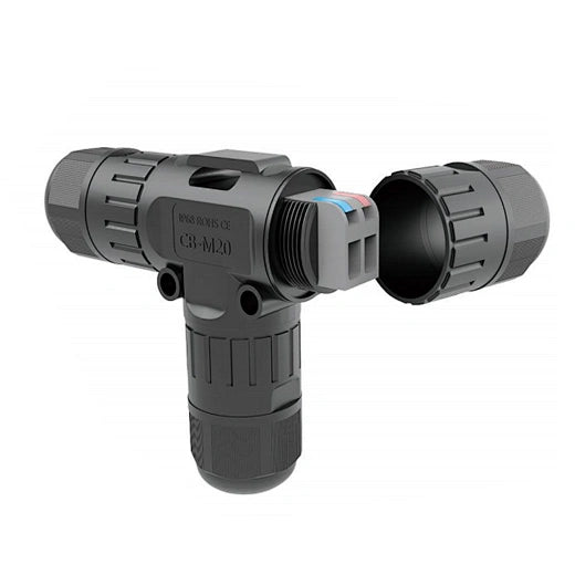 M20 IP68 quick lock 3 way cable connector