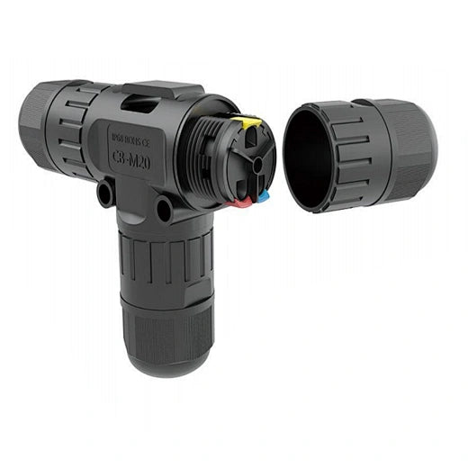 M20 IP68 quick lock 3 way cable connector